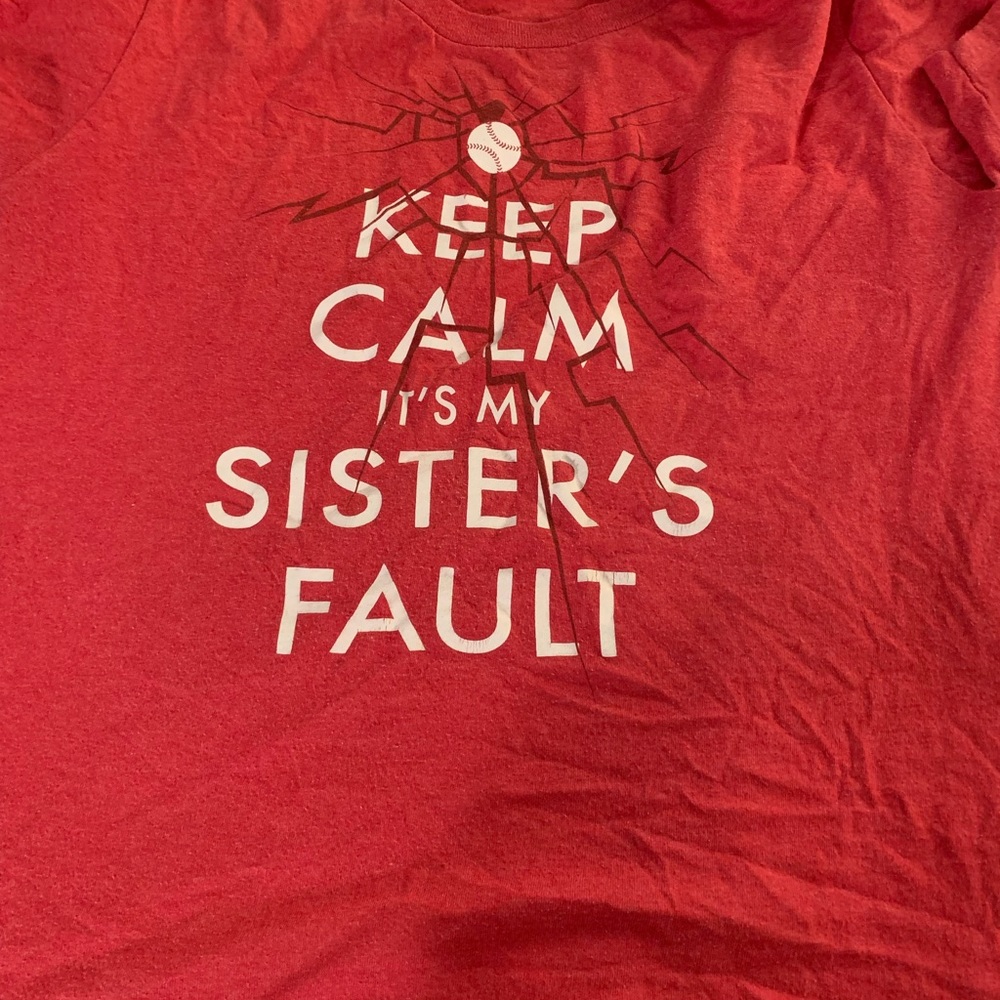 Boys small red graphic T